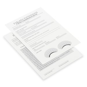 Consultation Cards - Lash Extensions (Pack of 10)